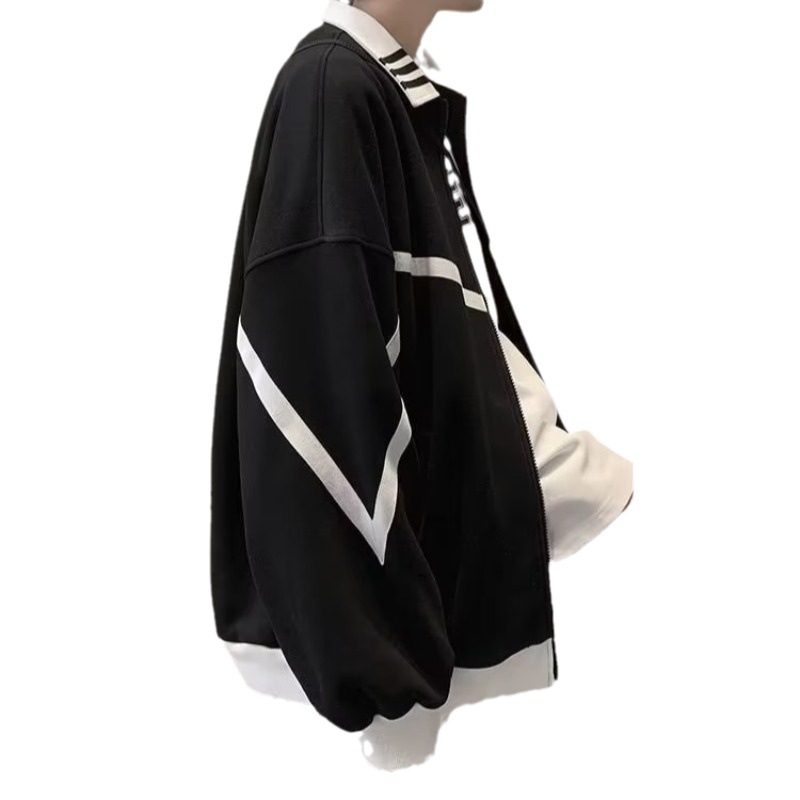 Chaqueta de hombre de estilo coreano de alta calidad ins moda primavera y otoño chaqueta casual chaqueta suelta marca de moda uniforme de béisbol americano de moda