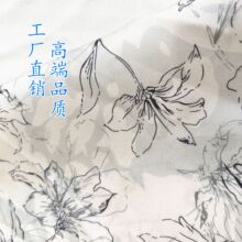 夏装新版纺醋酸真丝数码印花提花面料新中式旗袍汉服服装布料现货