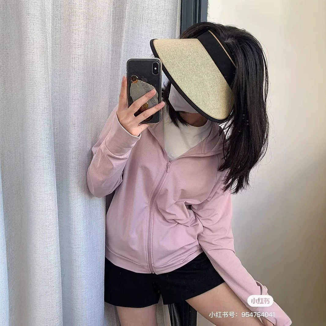 Xiaoyou! 199+! Женская многоцветная UV-защита сетчатая кофта-свитер с капюшоном и карманом солнцезащитная кофта