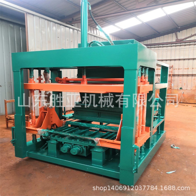 QT4-15型制砖机 全自动液压砖机 水泥空心砖机 生产砖头的机器