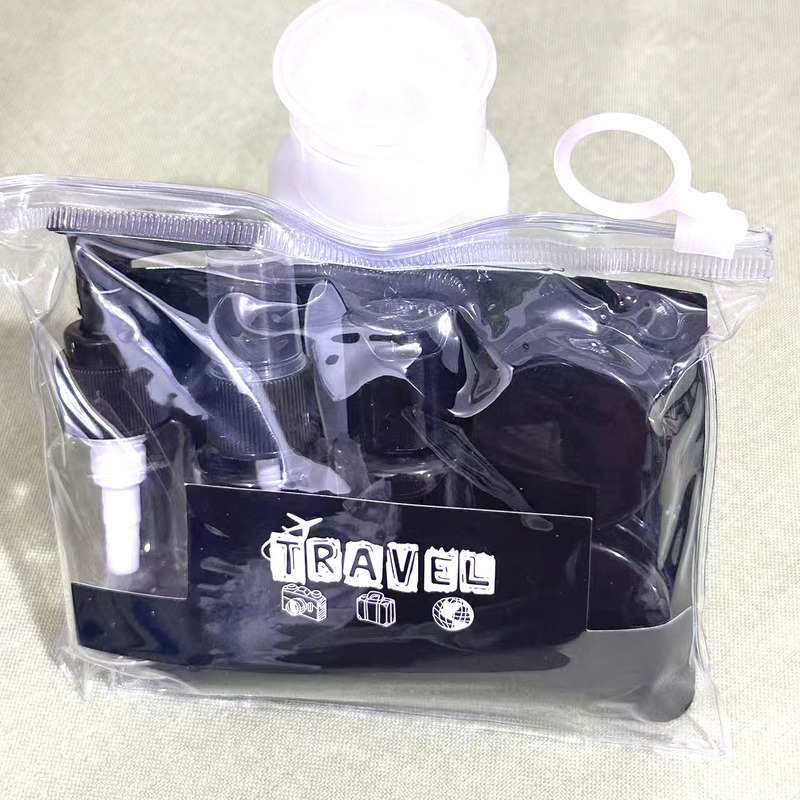 ポータブルトラベルボトルセット プッシュ式化粧品・スキンケア用品 フェイスクリーム・水乳液サンプル 空ボトル スプレーボトル|undefined