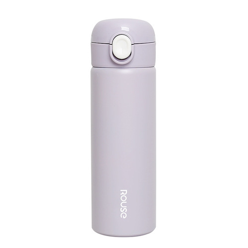 304 stainless steel bouncing cup for men and women, portable and high-quality sticker, straight water bottle, portable vacuum insulated cup