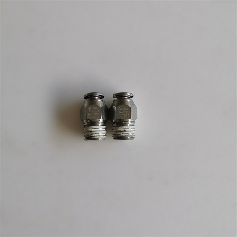 SMC不锈钢耐高温直通快速接头KQGH06-02S/KQGH07-N02S G1/4接M6管