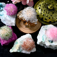 人造磷氯铅矿兔毛共生矿标水晶工艺品创意摆件东海水晶厂家批发