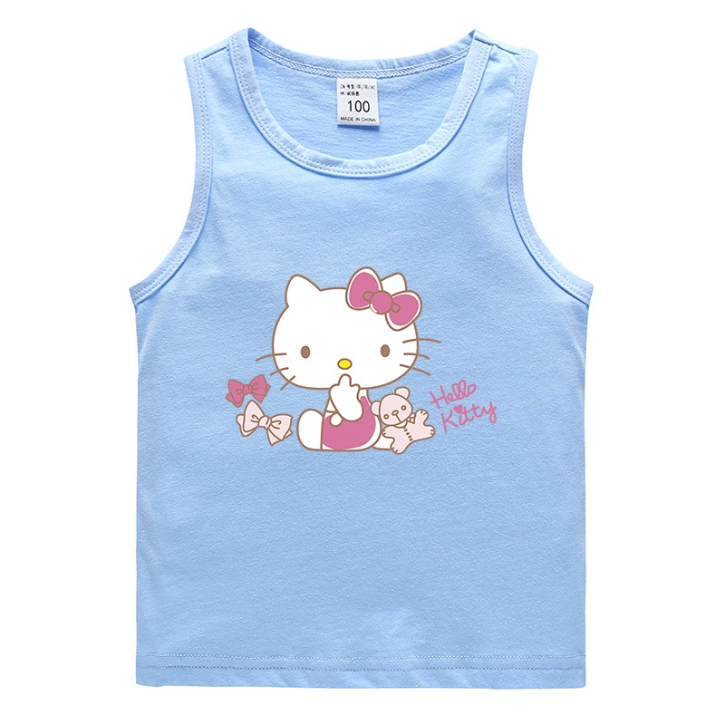 Children's summer clothing, base body-friendly vest sleevless, Korean style, absorbs sweat and smell