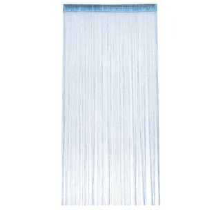 Monochrome Flat Silver Mesh Curtain Finished Product 1m*2m Hanging Curtain with Silver Thread Door Curtain Product Balcony