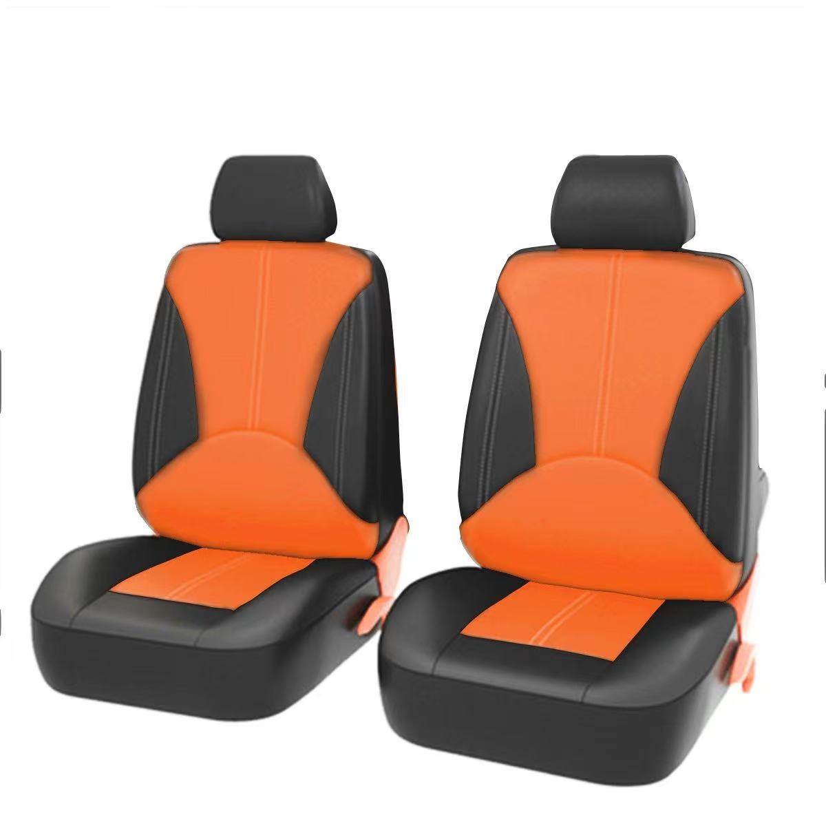 Amazon Mexico Foreign Trade Universal Car Seat Cover Pu Leather Artificial Leather Pvc Spliced Leather Amazon Cross-Border