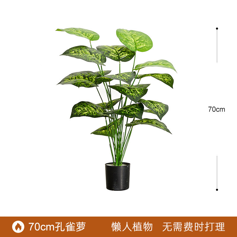 Planta verde artificial bonsai interior gran planta decoración fábrica al por mayor paraíso pájaro plátano decoración paisaje bonsai image 39
