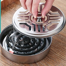 Q 24317 Stainless steel mosquito coil tray ����ַ���������