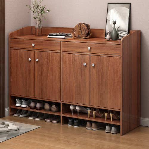 Modern shoe cabinet for home use at the entrance,  new entryway shoe rack with large capacity for storage, economical type suitable for small apartments