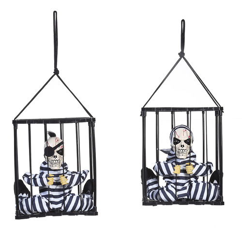 Cross-border foreign trade creative cage ghost courtyard decoration haunted house scare props wholesale cross-border export exclusive