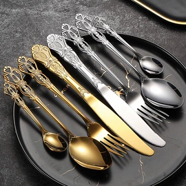 勺、调羹;西餐刀叉勺;刀叉勺套装