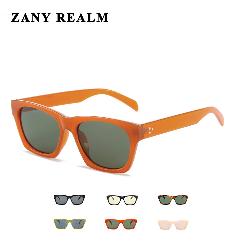 Nuevo Selin diseñador cuadrado Comercio exterior gafas de sol hombres y mujeres retro UV400 transfronterizo gafas de sol fabricante