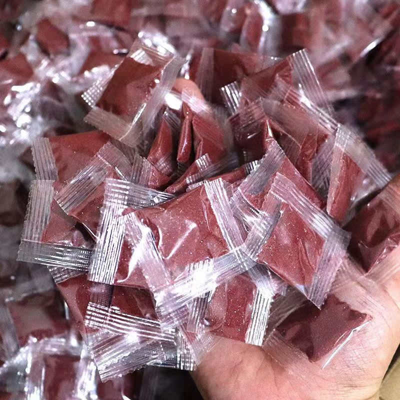 Small Bag Red Sandstone Cinnabar Can Open Hollow Gourd Keychain Accessories Vermilion Stone Powder Particles Manufacturer