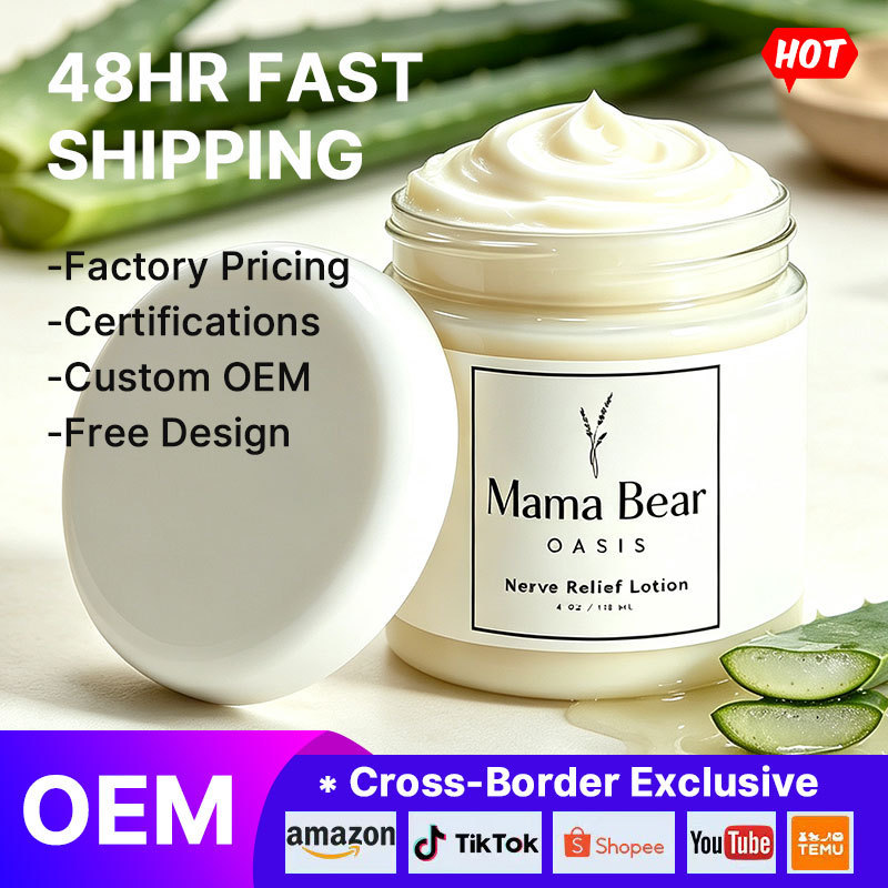 Foreign trade all-English gentle repairing body cream, aloe vera vitamin B6 moisturizing and soothing hand, foot, and leg moisturizer
