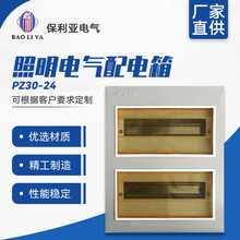 廠家直供PZ30回路24回路明裝 照明電氣成套配電箱動力箱