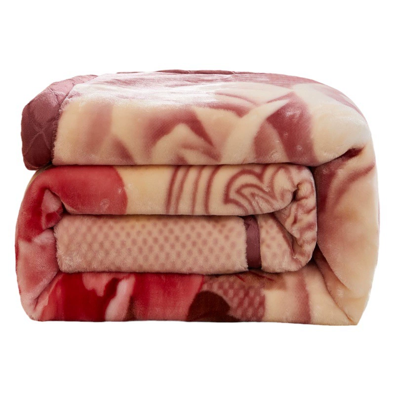 Зимнее одеяло Raschel двухслойное утолщение и утолщение