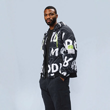 跨境外贸爆款大码潮牌休闲棉衣男嘻哈户外宽松加绒男士双面穿外套