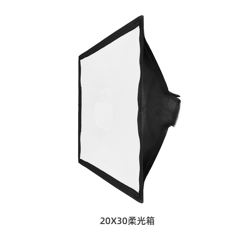 On-camera flash portable soft box [20*30cm]