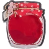 Jam jar - red