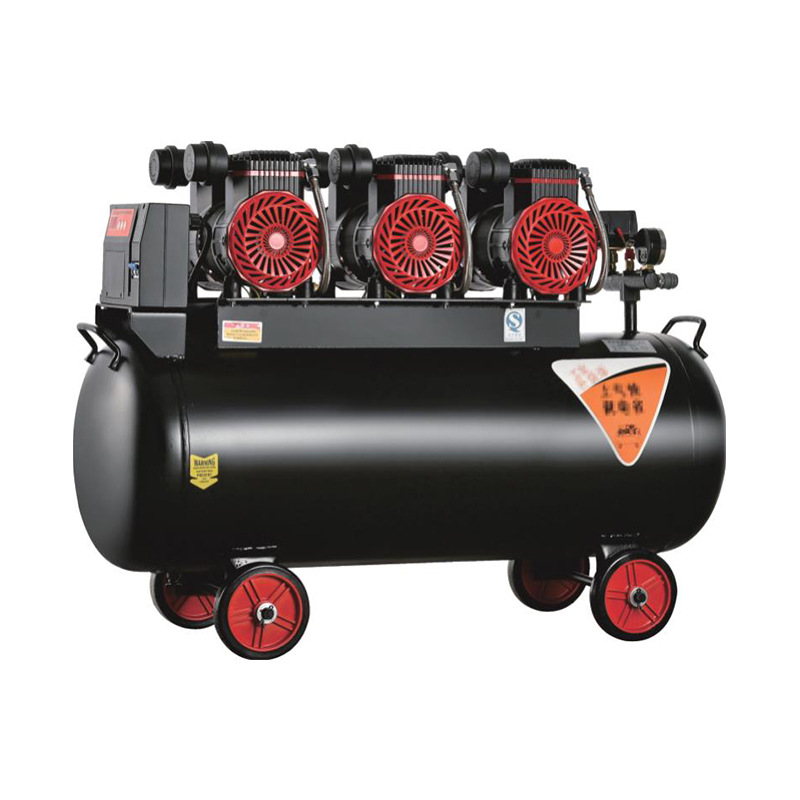Oil-Free Silent Air Compressor, Small Air Compressor, Inflatable Woodworking Spray Paint Pump, Low-Noise Aluminum Wire Inverter