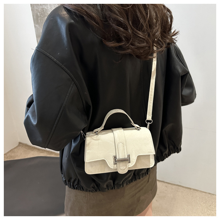 2024 New style women's trendy, fashionable and high-quality single-shoulder handbag, autumn commuting crossbody small square bag undefined