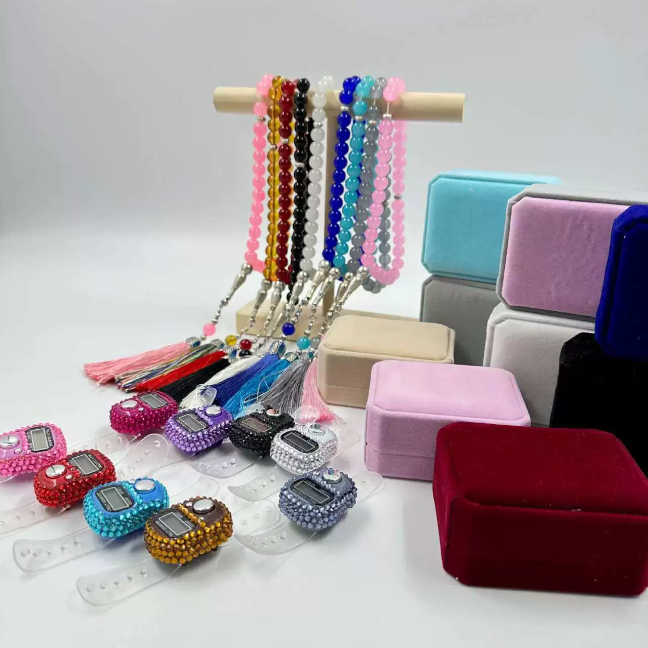 Rosary, abacus, glass set, Birthday gift