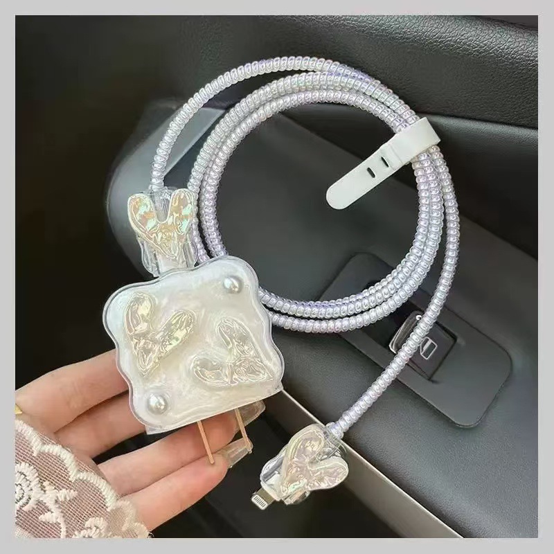 数据线保护套20w适用苹果15充电器iPhone14 13promax女12快充11壳|undefined