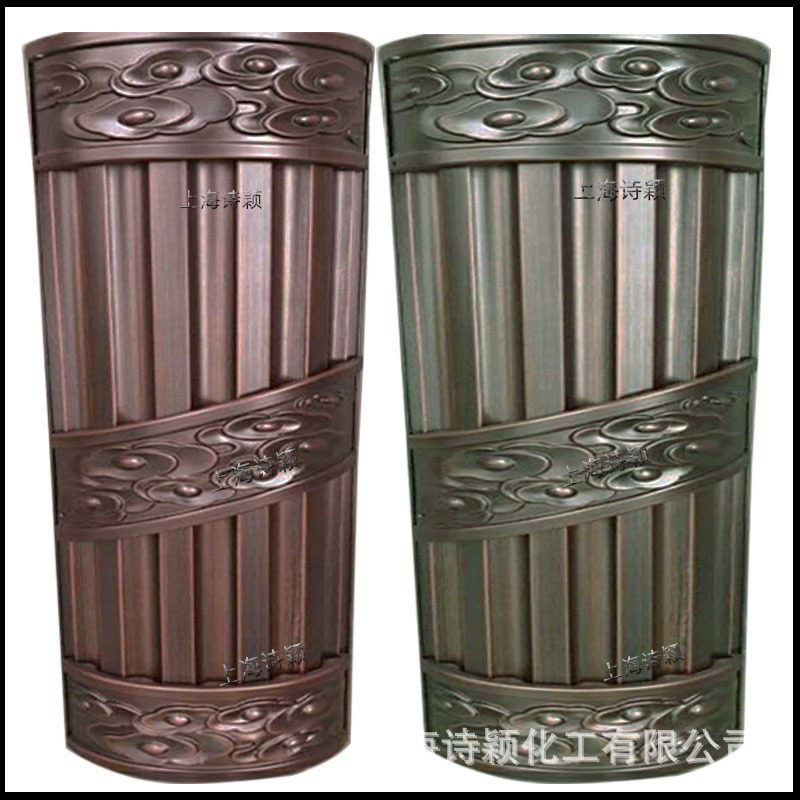 供应仿古铜色黄紫铜拉丝漆不锈钢烤漆工艺户外防盗门做旧油漆哑光