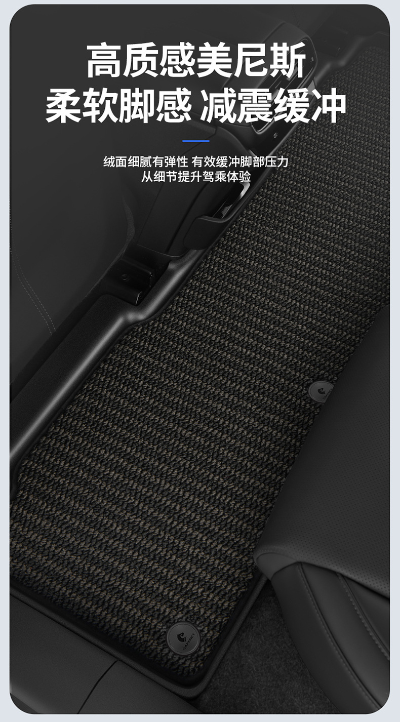 Suitable for Xiaomi Su7 Su7 Ultra Yu7 Special All-Weather Tpe Car Floor Mats and Vehicle Accessories Modification
