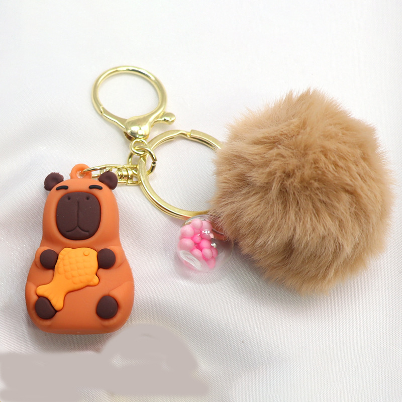 カピバラのキーホルダーのカバンのカピバラのペンダントのカピバラのぬいぐるみ|undefined