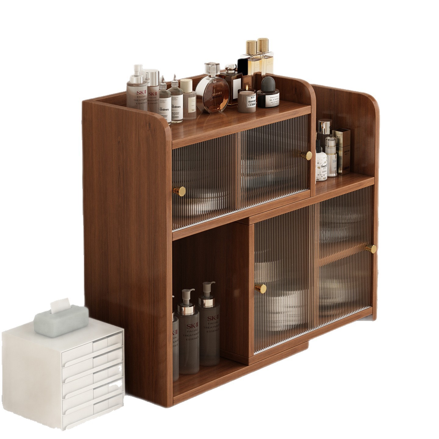 Estante de escritorio estante de almacenamiento retráctil dormitorio de estudiantes estante de acabado de cosméticos de escritorio estante de exposición de almacenamiento de escritorio