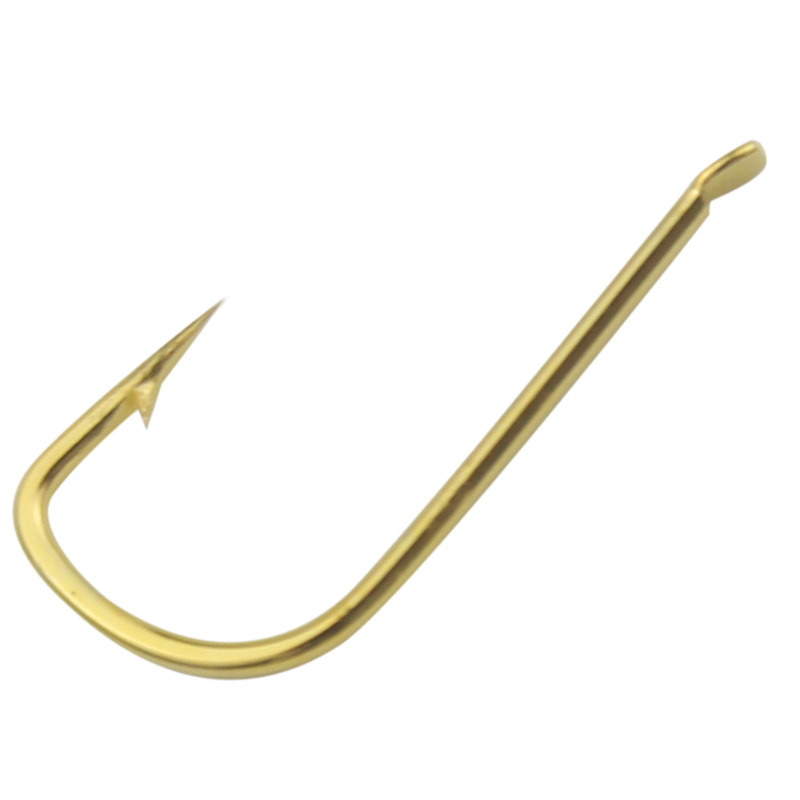 Barbed sleeve hook bulk show hook crucian carp hook gold sleeve fish…