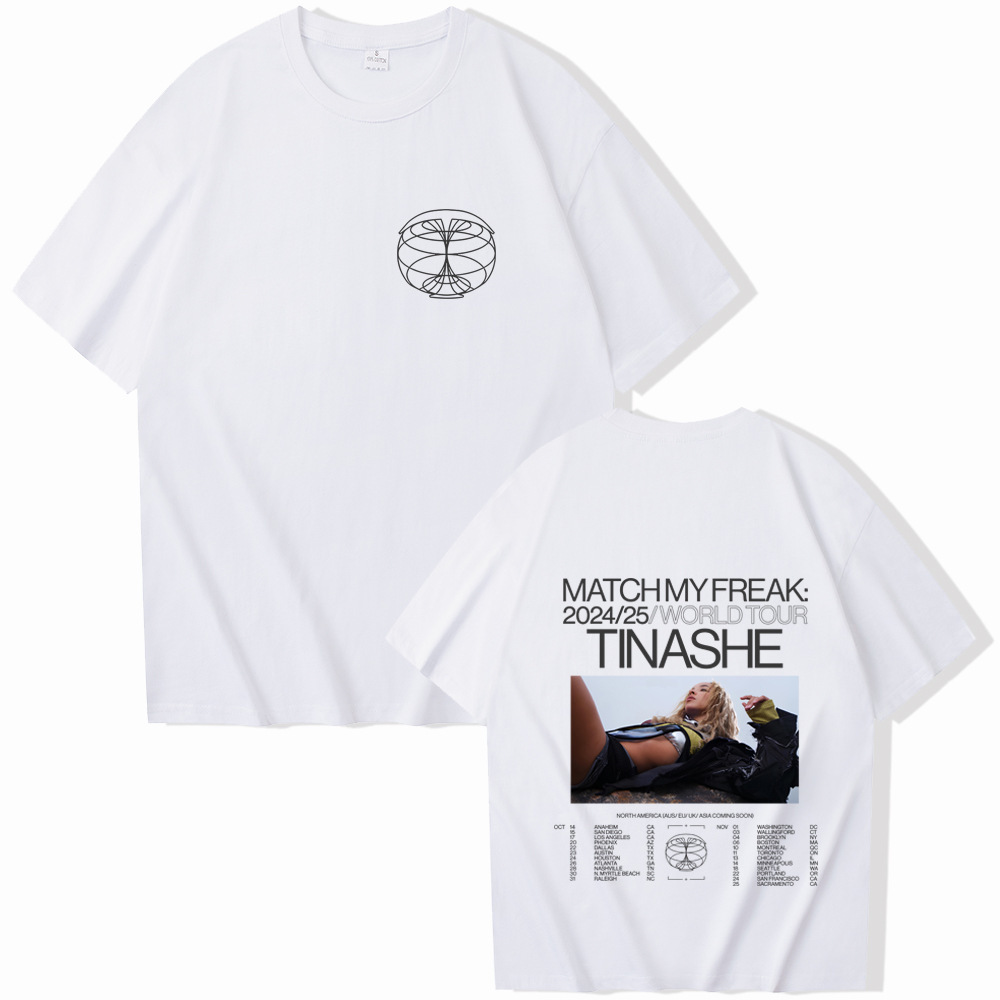 Tinashe Shirt Match My Freak World Tour 2024 Overseas T Shi