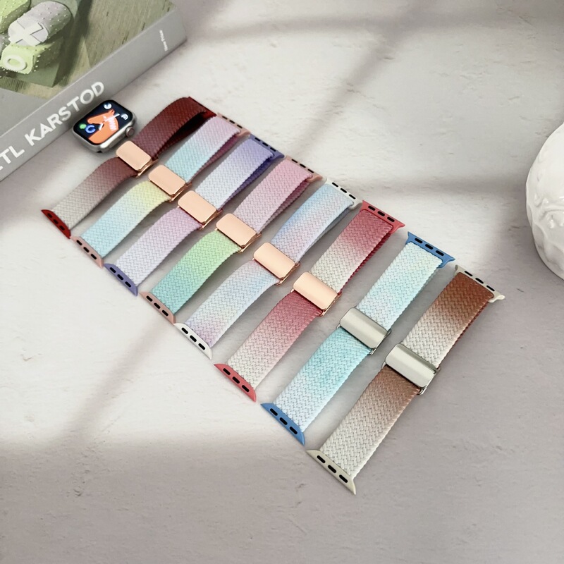 Magnetic Loop Gradient Woven Strap for Apple Watch Apple Watch Gradient Knit Magnetic Loop