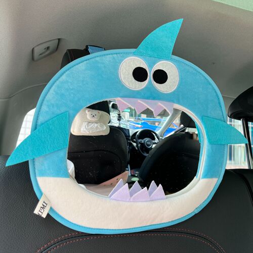 New Cartoon Baby Viewing Mirror Safety Seat Car Child Reverse Basket Baby Rearview Mirror Car Decoration