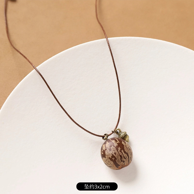 29-plant necklace (patterned fruit)