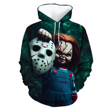 C 36235 Printed hooded sweatshirt ӡ����ñ�����¿羳����