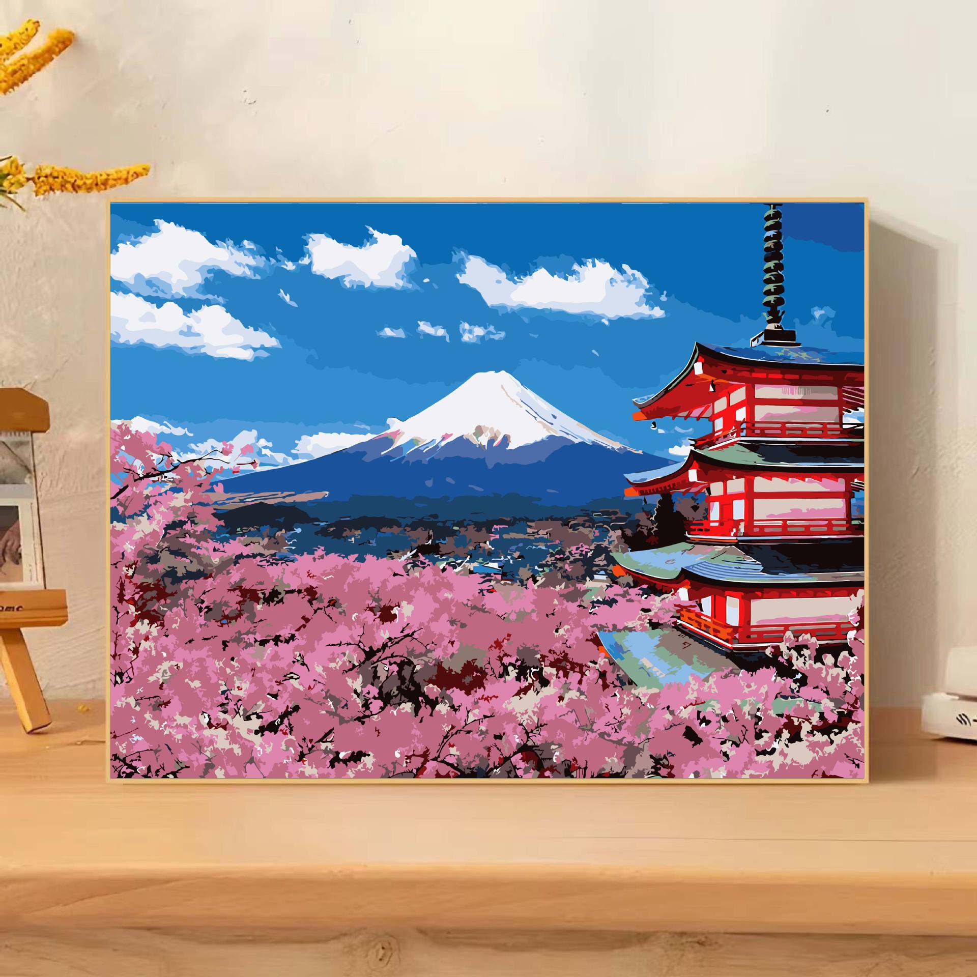 Pintura al óleo digital hecha a mano diy relleno sala de estar decoración de pintura colgante arte relleno pintura al óleo al por mayor