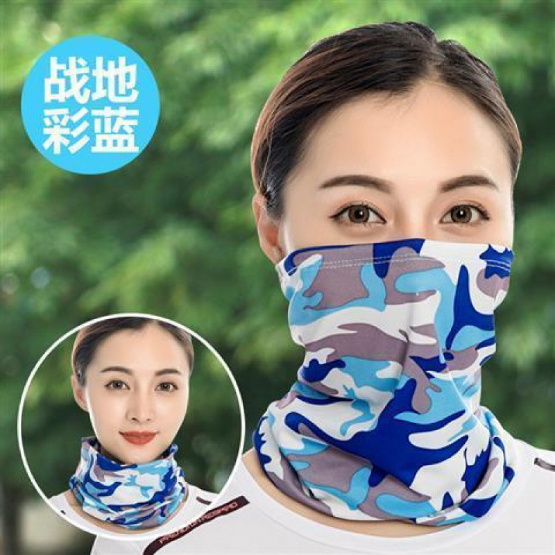 Hielo seda turbante mágico de verano deportivo al aire libre para hombres y mujeres cuello pañuelo de bicicleta máscara de pesca cuello delgado comercio exterior