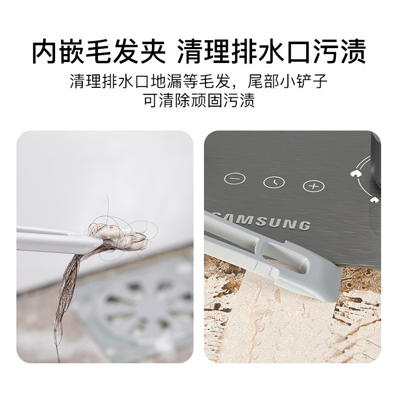 清洁刷卫生间刷厨房清洁死角刷子浴室缝隙刷地墙缝旋转硬毛刷子|undefined