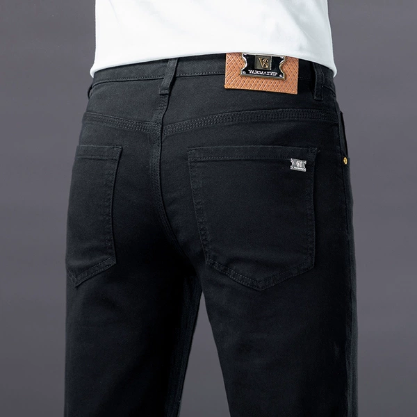 Black trousers, A-line