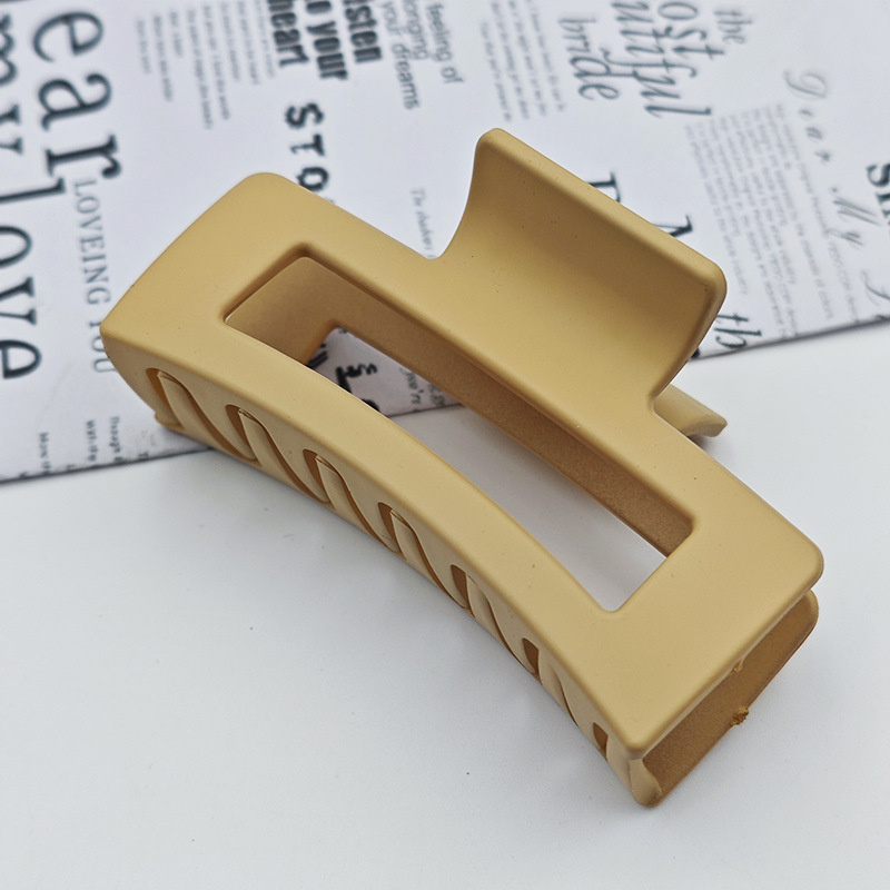 Horquilla grande de todo fósforo, clip de agarre esmerilado, accesorio para el cabello simple todo en uno, placa para el cabello, tocado de alta calidad, horquilla, clip de tiburón al por mayor