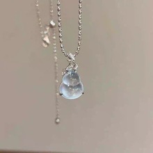 玻璃种白冰翡翠葫芦玉吊坠正品天然缅甸A货冰种冰透佛公玉项链女