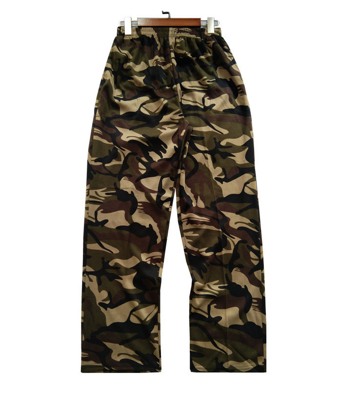 Camouflage trousers, loose straight fit, suitable for spring and autumn