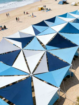 Triangular Sunshade Sail, Cultural Tourism | Avtomobil yan çətirləri