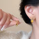 Sweet Bow Sequins Metal Tassel Earrings Women's Light Luxury Niche Fashion Personality All-match Earrings Earrings