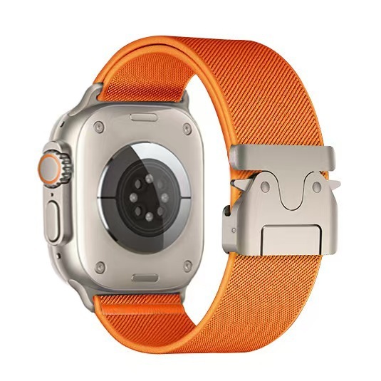 适用iwatchs10苹果手表表带 10代弹力尼龙伞扣applewatch表带批发|undefined