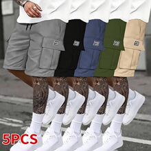 I 99580 Oversized Cargo Shorts Men �n�湤�b��ѝ �W���羳