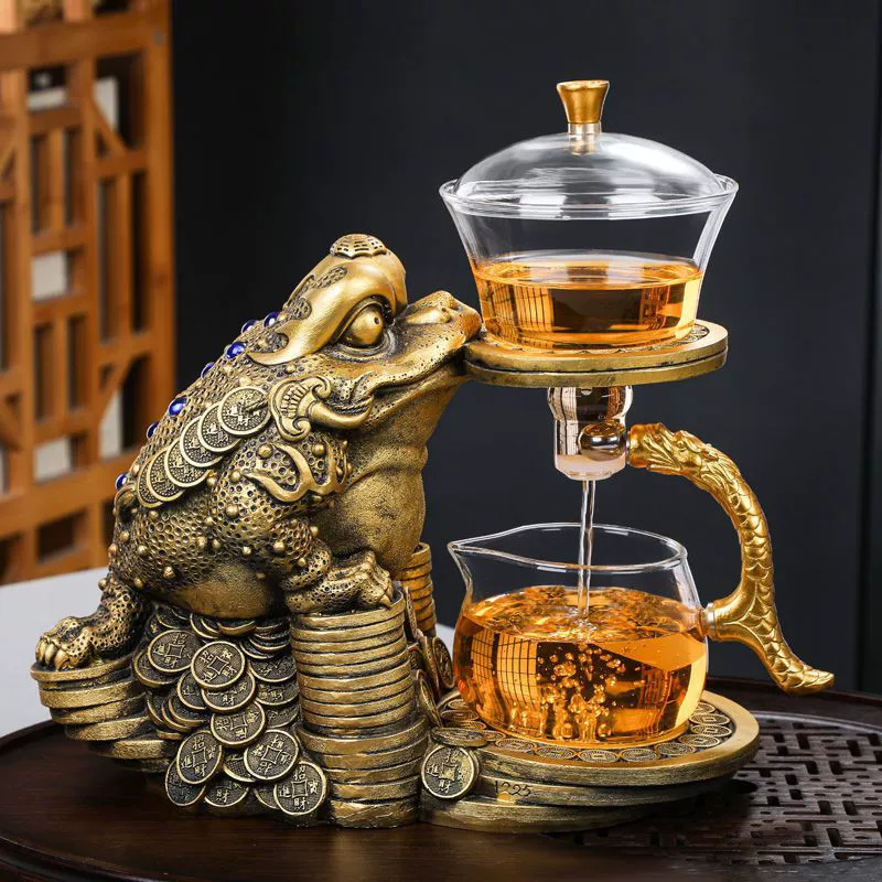 Tea set for home use, creative automatic glass teapot, fully automatic